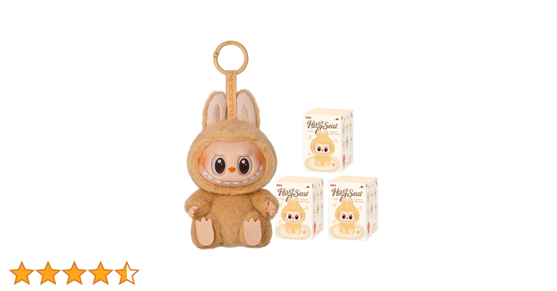 POP MART Have A Seat ぬいぐるみ Amazon | POP MART THE MONSTERS - Have a Seat Vinyl Plush Blind Box